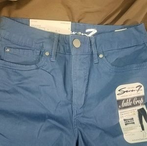 Seven 7 skinny ankle crop jean